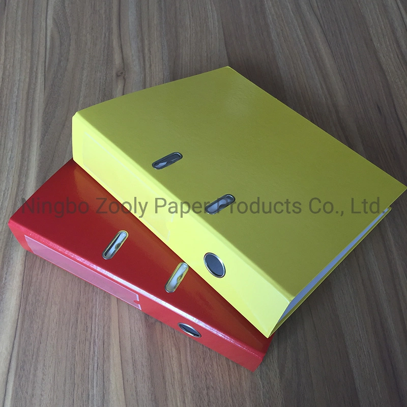 Assorted Color Printing A4 FC 3" Paper Lever Arch File Clip File Ring Binder 2" Paper Lever Arch File Folder