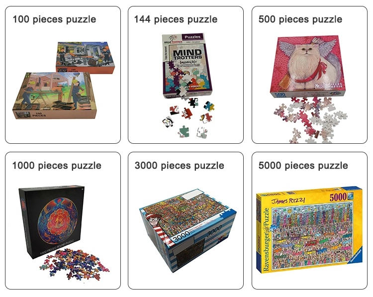 OEM Design 1000 PCS Jigsaw Puzzle, High Quality Adults Custom Jigsaw Puzzle