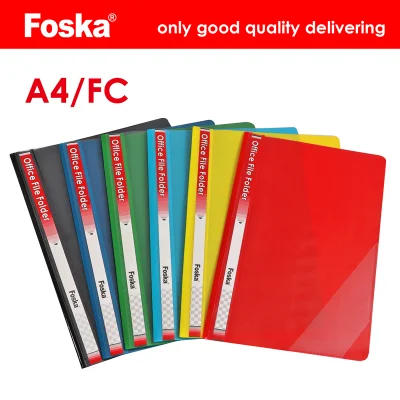 Pasta de arquivo de papel de cor sólida Foska Office Stationery