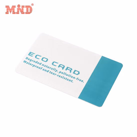 Cartão de papel NFC de material ecológico Ntag 213 Bio Paper