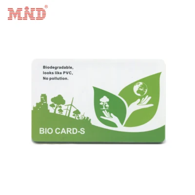 Cartão de papel NFC de material ecológico Ntag 213 Bio Paper