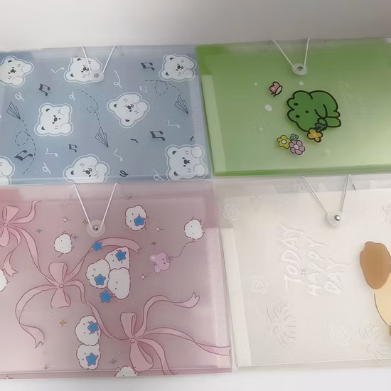 A escola de escritório usou pastas de arquivo A4 de papel/pasta de arquivo expansível para venda