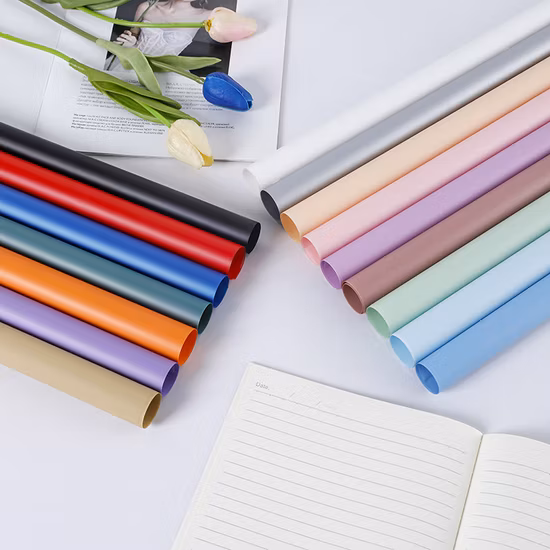 Papel de embrulho de flores coreano personalizado para flores frescas